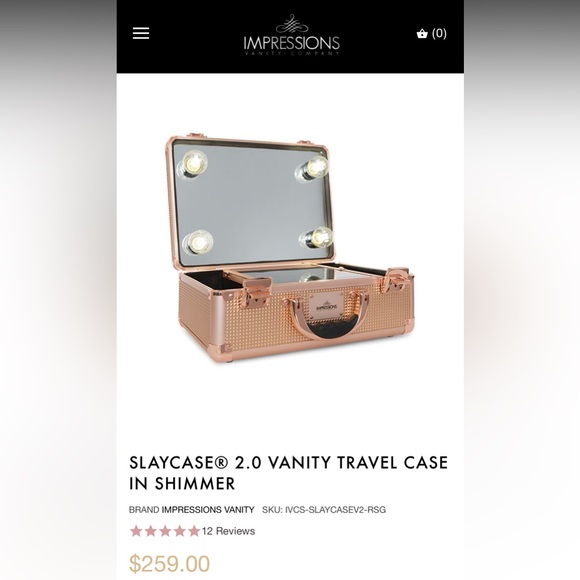 Impressions Vanity Travel Case - Picture 1 of 11